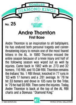 Andre Thornton  baseball card collectible - Main Image 2