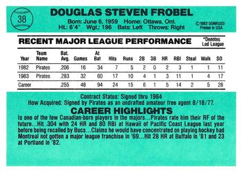 Doug Frobel  baseball card collectible - Main Image 2