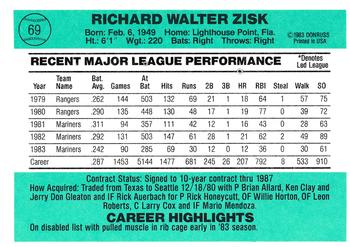 Richie Zisk  baseball card collectible - Main Image 2