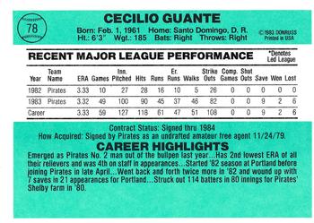 Cecilio Guante  baseball card collectible - Main Image 2