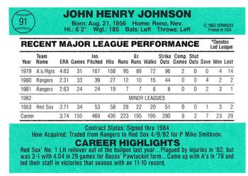 John Henry Johnson  baseball card collectible - Main Image 2