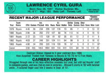 Larry Gura  baseball card collectible - Main Image 2