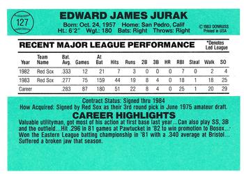 Ed Jurak  baseball card collectible - Main Image 2