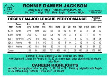 Ron Jackson  baseball card collectible - Main Image 2