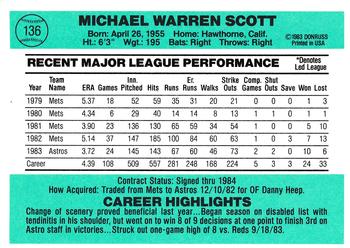 Mike Scott  baseball card collectible - Main Image 2