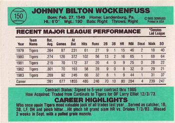 John Wockenfuss  baseball card collectible - Main Image 2