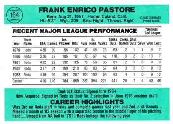 Frank Pastore  baseball card collectible - Main Image 2