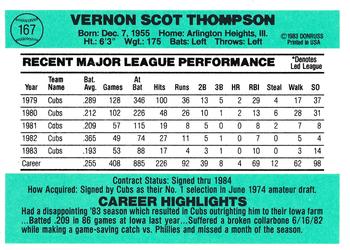 Scot Thompson  baseball card collectible - Main Image 2