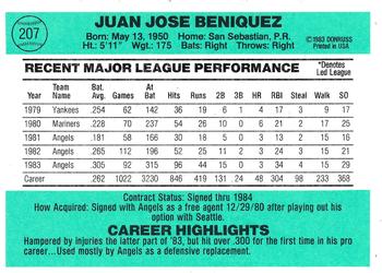 Juan Beniquez  baseball card collectible - Main Image 2