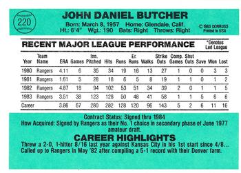 John Butcher  baseball card collectible - Main Image 2