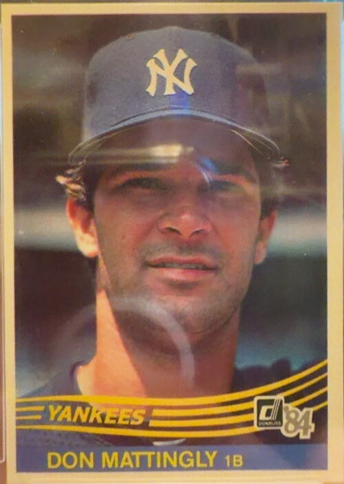 Don Mattingly  baseball card collectible - Main Image 3