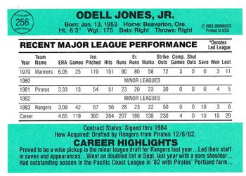Odell Jones  baseball card collectible - Main Image 2