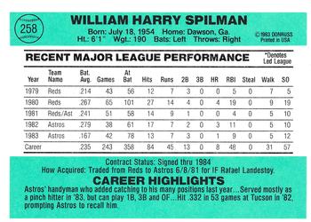 Harry Spilman  baseball card collectible - Main Image 2