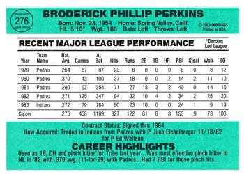 Brod Perkins  baseball card collectible - Main Image 2