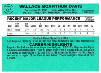 Butch Davis  baseball card collectible - Main Image 2