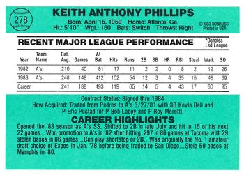 Tony Phillips  baseball card collectible - Main Image 2