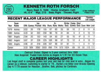 Ken Forsch  baseball card collectible - Main Image 2