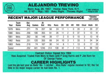 Alex Trevino  baseball card collectible - Main Image 2
