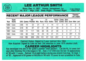 Lee Smith  baseball card collectible - Main Image 2