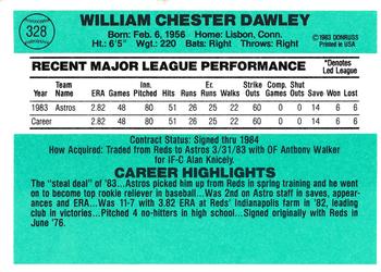Bill Dawley  baseball card collectible - Main Image 2
