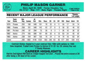 Phil Garner  baseball card collectible - Main Image 2