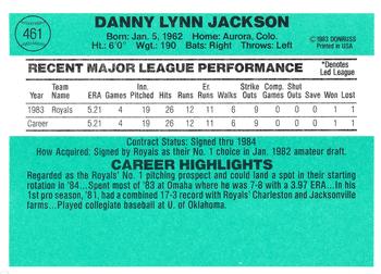 Danny Jackson  baseball card collectible - Main Image 2