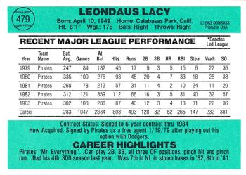 Lee Lacy  baseball card collectible - Main Image 2