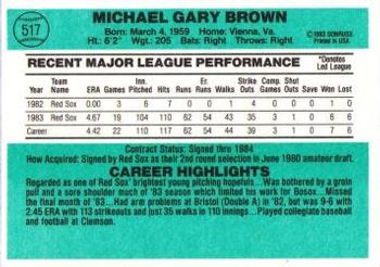 Mike Brown  baseball card collectible - Main Image 2