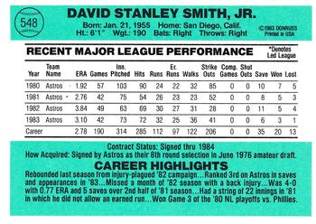 Dave Smith  baseball card collectible - Main Image 2