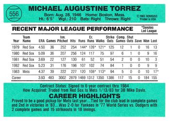 Mike Torrez  baseball card collectible - Main Image 2