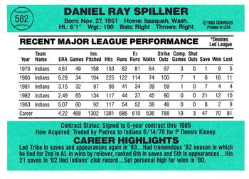 Dan Spillner  baseball card collectible - Main Image 2