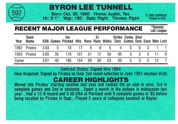 Lee Tunnell  baseball card collectible - Main Image 2