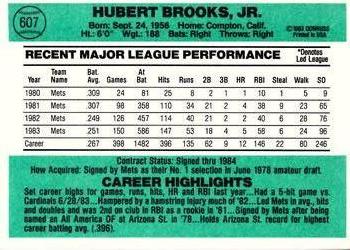 Hubie Brooks  baseball card collectible - Main Image 2