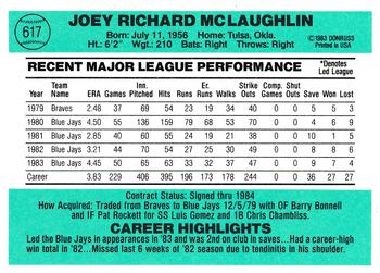 Joey McLaughlin  baseball card collectible - Main Image 2
