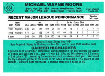 Mike Moore  baseball card collectible - Main Image 2