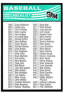 Checklist: 547-651  baseball card collectible - Main Image 2