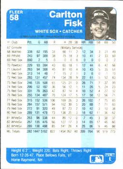Carlton Fisk  baseball card collectible - Main Image 2