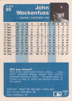 John Wockenfuss  baseball card collectible - Main Image 2