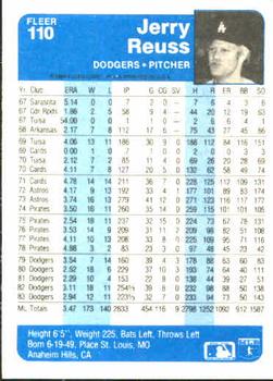 Jerry Reuss  baseball card collectible - Main Image 2