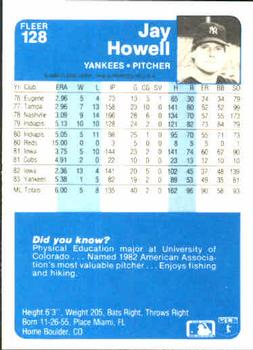 Jay Howell  baseball card collectible - Main Image 2