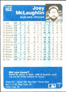 Joey McLaughlin  baseball card collectible - Main Image 2