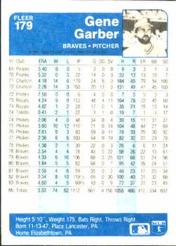 Gene Garber  baseball card collectible - Main Image 2