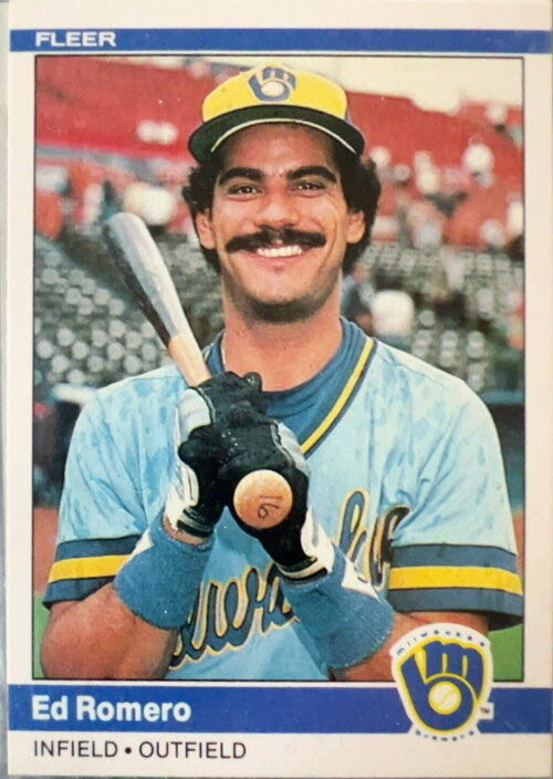 Ed Romero  baseball card collectible - Main Image 3