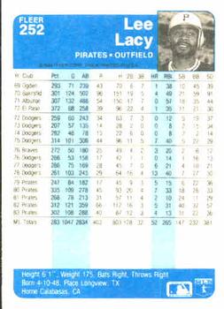 Lee Lacy  baseball card collectible - Main Image 2