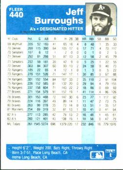 Jeff Burroughs  baseball card collectible - Main Image 2