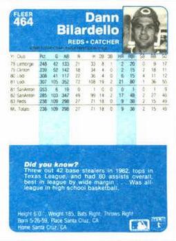 Dann Bilardello  baseball card collectible - Main Image 2