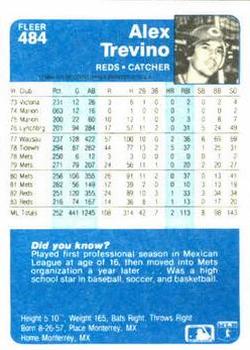 Alex Trevino  baseball card collectible - Main Image 2