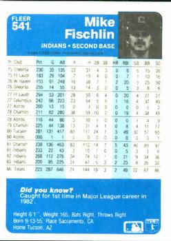Mike Fischlin  baseball card collectible - Main Image 2
