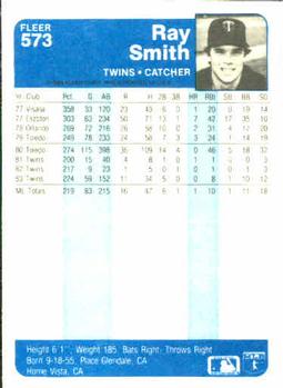 Ray Smith  baseball card collectible - Main Image 2