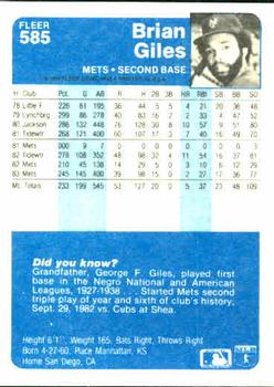 Brian Giles  baseball card collectible - Main Image 2